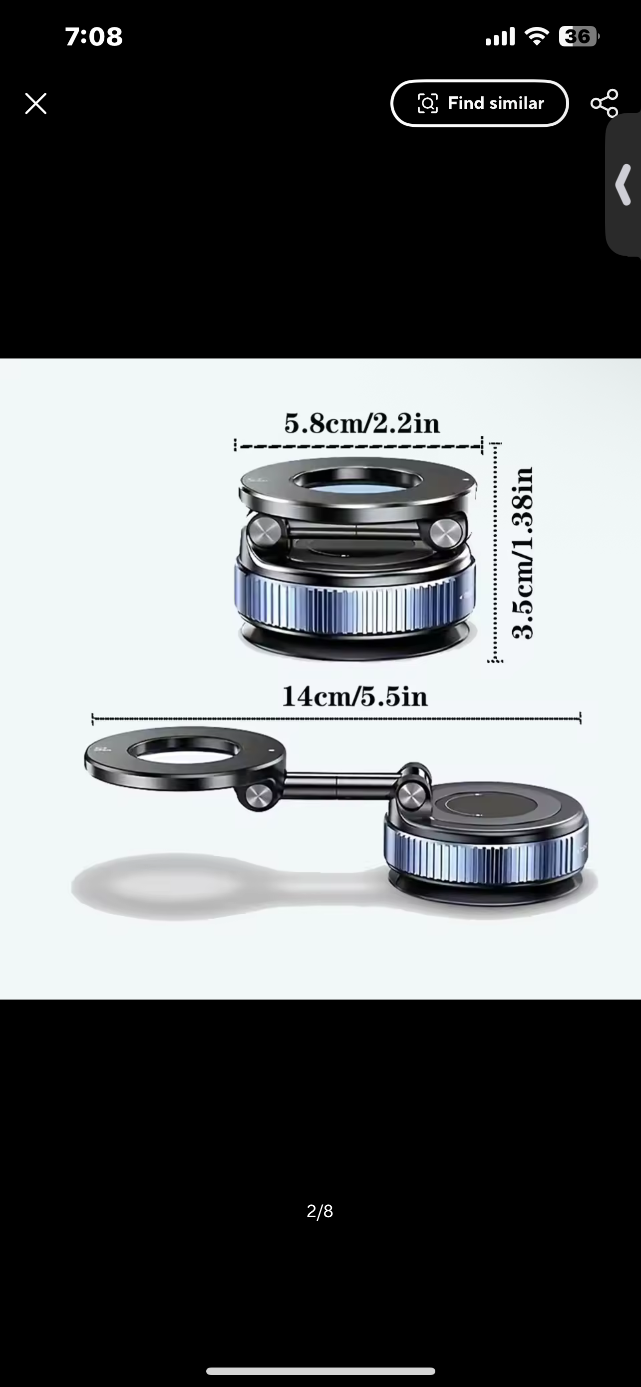 📱 360° Magnetic Car Phone Holder                                            📱 حامل جوال مغناطيسي 360° للسيارة