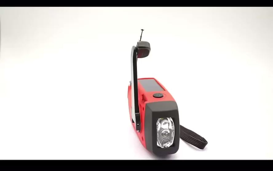 Multifunctional Solar Emergency Radio – Power + Light + Safety